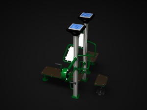 outdoor fitness 007 3D Model