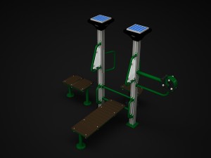 outdoor fitness 007 3D Model