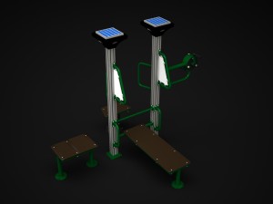 outdoor fitness 007 3D Model