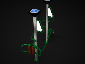 outdoor fitness 008 3D Model
