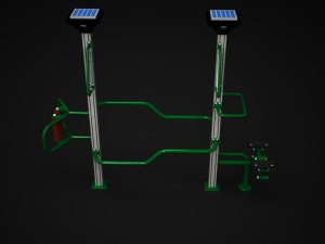 outdoor fitness 008 3D Model