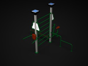 outdoor fitness 009 3D Модель