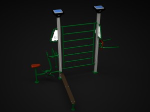 outdoor fitness 009 3D Модель