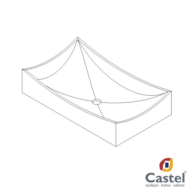 lavabo allos castel 3D-Modell .c4d .max .obj .3ds .fbx .stl .blend 
