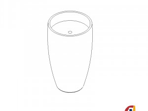 lavabo kinea castel 3D मॉडल