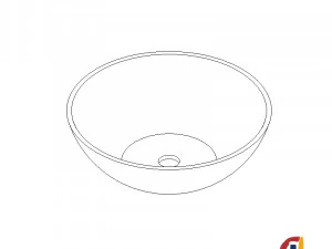 lavabo nilo castel Modelo 3D