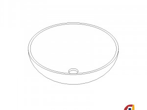lavabo ovalion redondo 3D मॉडल
