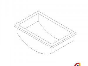 lavabo siros castel 3D मॉडल