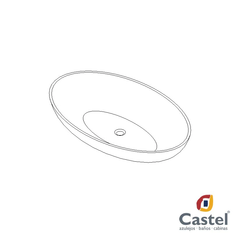 lavabo tahiti castel 3D Model .c4d .max .obj .3ds .fbx .stl .blend 