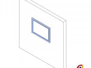 espejo led castel 3D Model