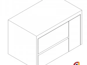 mueble aries castel Model 3D