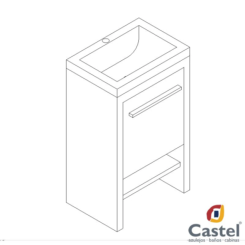 mueble bilbao castel 3D Model .c4d .max .obj .3ds .fbx .stl .blend 