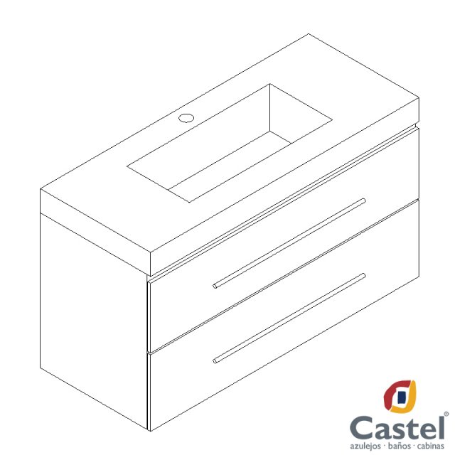 mueble cordoba castel 3D 모델 .c4d .max .obj .3ds .fbx .stl .blend 