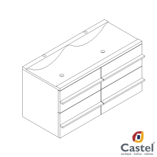 mueble mallorca castel 3D Model .c4d .max .obj .3ds .fbx .stl .blend 