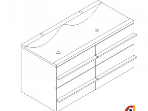 mueble mallorca castel 3D मॉडल