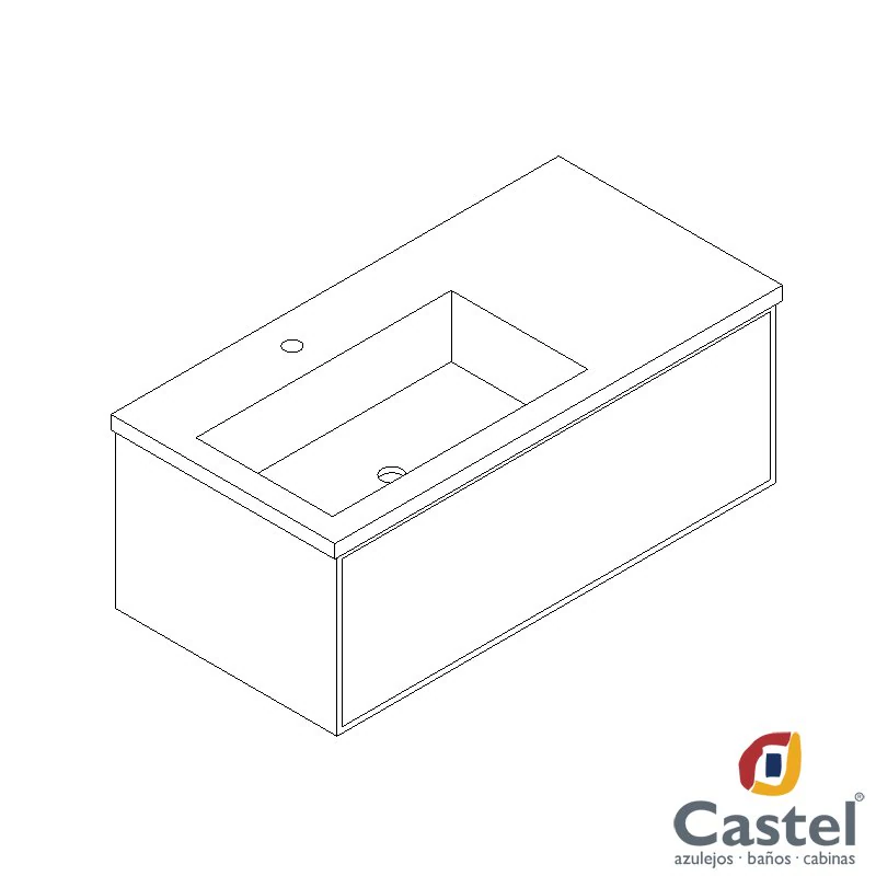 mueble oviedo castel 3D Model .c4d .max .obj .3ds .fbx .stl .blend