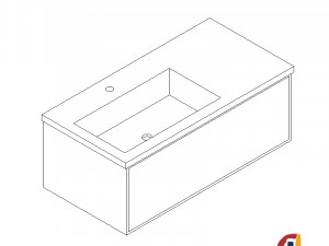 mueble oviedo castel 3D मॉडल