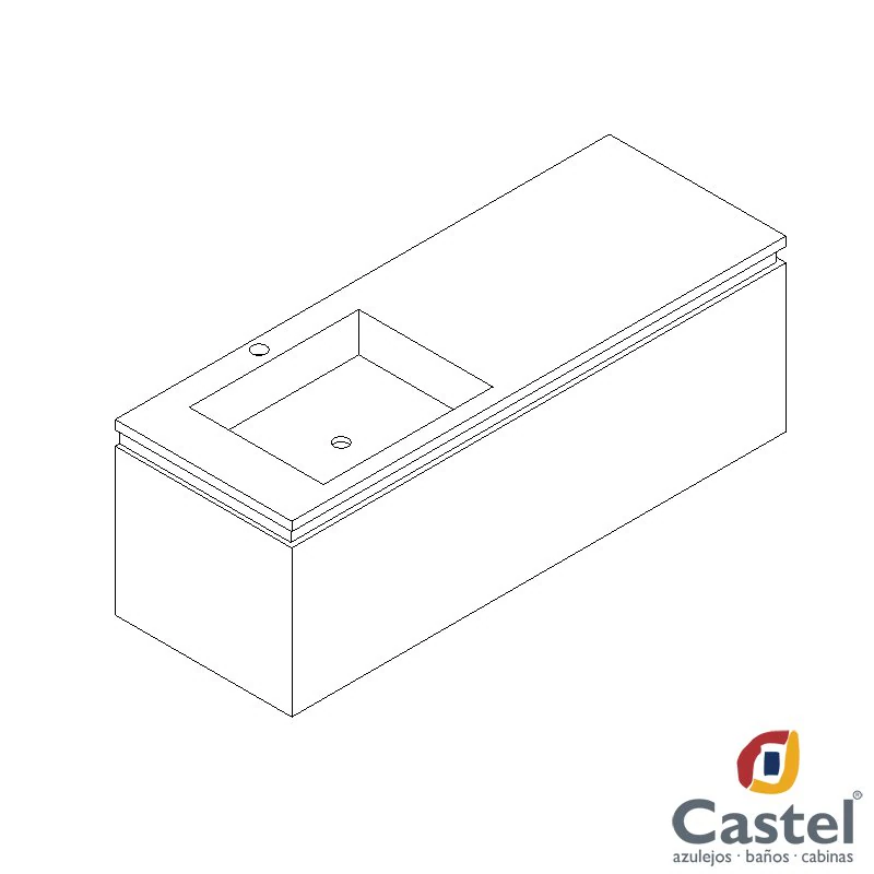 mueble sigma castel 3D Model .c4d .max .obj .3ds .fbx .stl .blend 