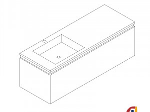 mueble sigma castel 3D मॉडल