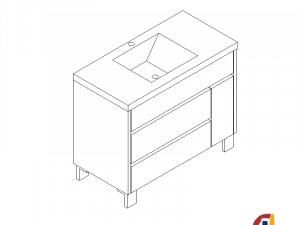 mueble tauro castel 3D मॉडल