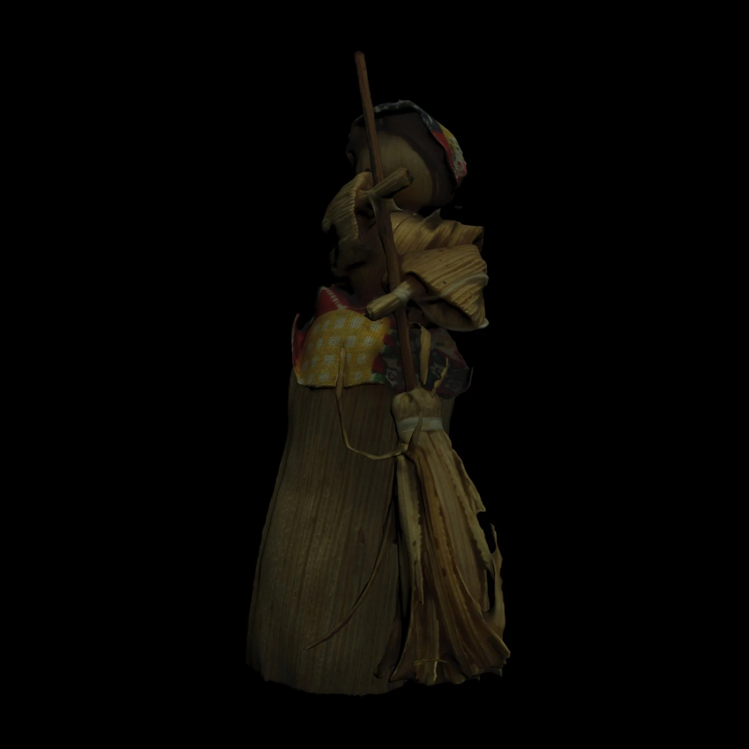 corn woman 3D Model .c4d .max .obj .3ds .fbx .stl .blend 