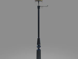 victorian lamp post 3D Model