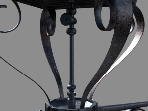 victorian lamp post 3D Model