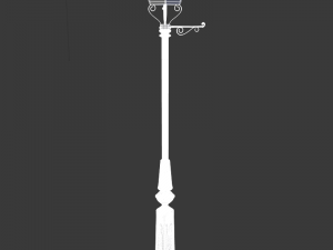 victorian lamp post 3D Model