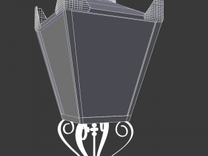 victorian lamp post 3D Model