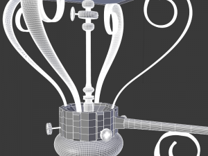 victorian lamp post 3D Model