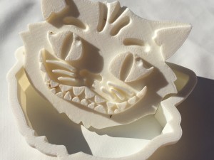 cheshire cat cookie cutter Modelo de Impressão 3D