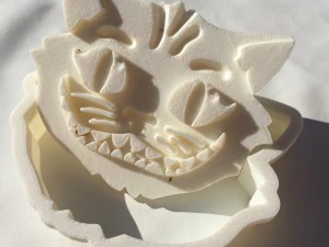 cheshire cat cookie cutter 3D Print Model