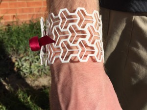 flattened bracelet 3D 프린트 모델