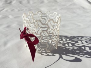 flattened bracelet 3D 프린트 모델
