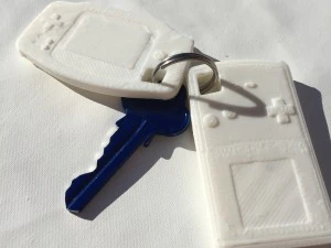 porte-clés gameboy Modèles 3D en vedette