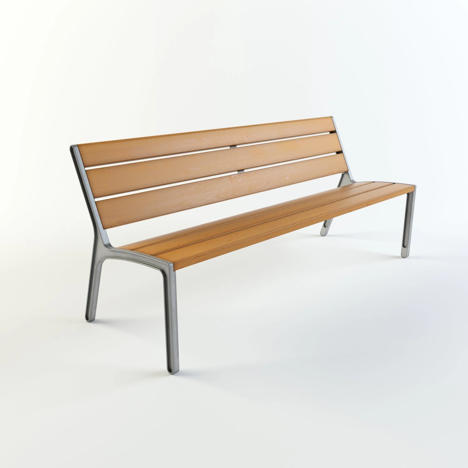 wax mmcite miela park bench set 01 3D Model .c4d .max .obj .3ds .fbx .stl .blend