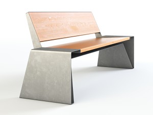 wax mmcite radium park bench set 01 3D Model