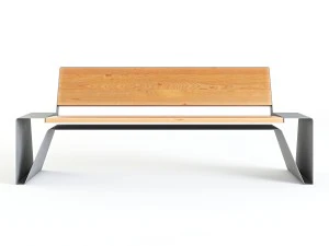 wax mmcite radium park bench set 01 3D Model
