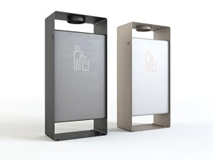 set di contenitori per rifiuti in cera mmcite radium 01 Modello 3D