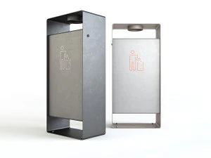 wax mmcite radium litter bin set 01 3D Model