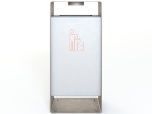 wax mmcite radium litter bin set 01 Modello 3D