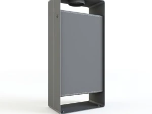 wax mmcite radium litter bin set 01 3D Model