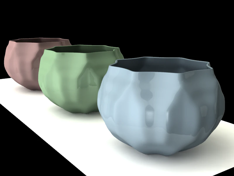 simple flower pot 3D Print Model .c4d .max .obj .3ds .fbx .stl .blend 
