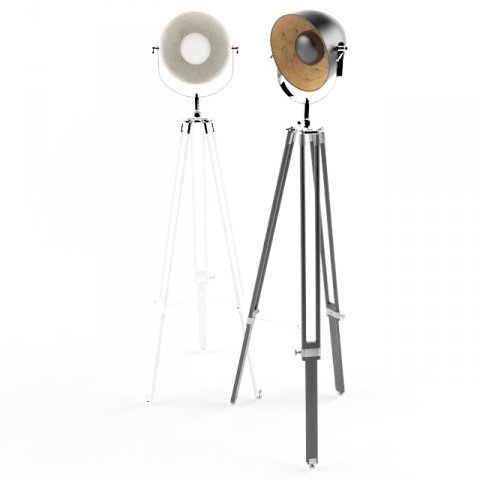 ikea floor lamp 3Dモデル .c4d .max .obj .3ds .fbx .stl .blend 