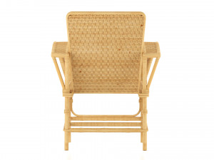 rattan chair 3D 模型