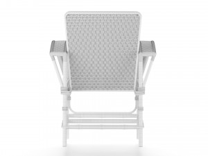 rattan chair Modello 3D