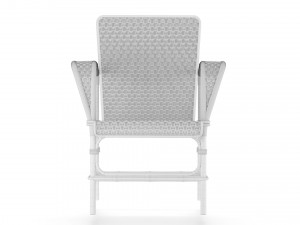 rattan chair Modello 3D