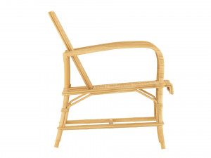 rattan chair Modello 3D