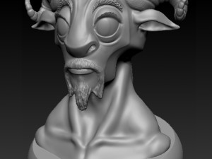 sheep-goat-humanhead 3D Print Model