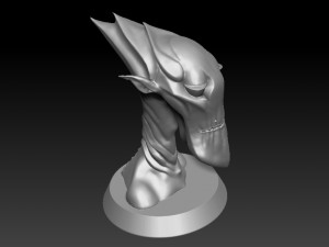 alien smug 3D प्रिंट मॉडल